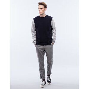 Norse Projects Thomas Slim Light Wool Trouser Light Grey Melange Size 31